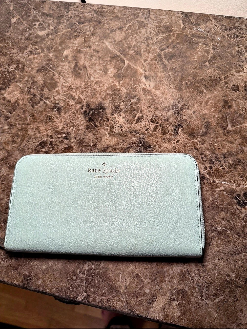 Kate Spade Continental Zip Around Wallet in Green